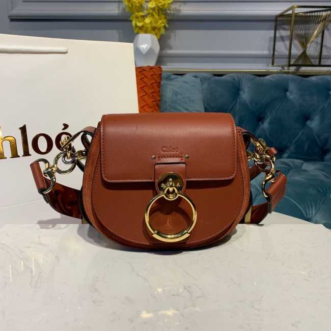 Chloe Small Tess Bag Brown 20CM - 1