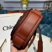 Chloe Small Tess Bag Brown 20CM - 4