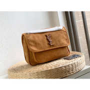 YSL Niki Bag Brown 28cm - 1