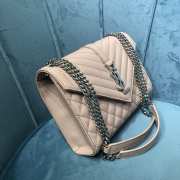 YSL Envelope Bag 24cm Pink - 3