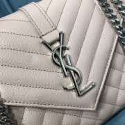 YSL Envelope Bag 24cm Pink - 5