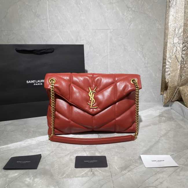 YSL Loulou Bag Red 35cm - 1