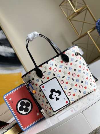 Louis Vuitton Neverfull MM Game On Monogram