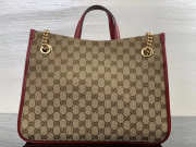 Gucci Horsebit 1955 Large Tote Bag Red - 4