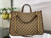 Gucci Horsebit 1955 Large Tote Bag Brown - 6