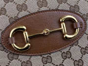 Gucci Horsebit 1955 Large Tote Bag Brown - 5