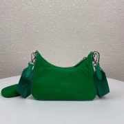 Prada Nylon Hobo Bag 22cm green - 6