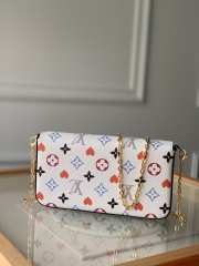 LV Félicie Pochette Empreinte Leather Bag - 3