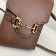 Gucci Horsebit 1955 Liberty Bag Brown - 3