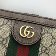 Gucci Ophidia medium leather canvas tote - 3