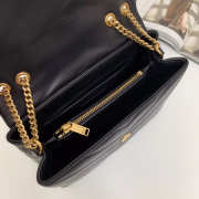 YSL Loulou Bag Black with Gold Hardware 23cm  - 4