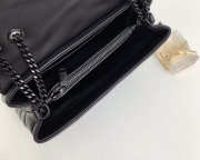 YSL Loulou Bag Black with Black Hardware 23cm  - 3