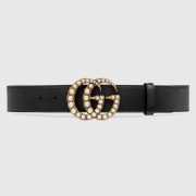 Gucci Pearl Buckle Belt - 1