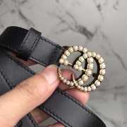 Gucci Pearl Buckle Belt - 5