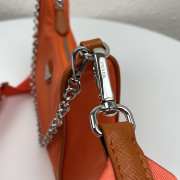 Prada Nylon Hobo Bag 22cm Orange - 6