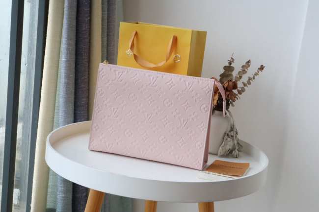 Louis Vuitton Monogram Eclipse Pochette Voyage pink - 1