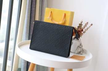 Louis Vuitton Monogram Eclipse Pochette Voyage black