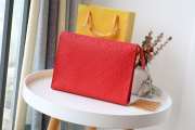 Louis Vuitton Monogram Eclipse Pochette Voyage red - 1