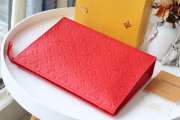 Louis Vuitton Monogram Eclipse Pochette Voyage red - 4