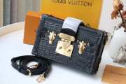 Louis Vuitton Petite Malle Box Shoulder Bag Balck - 1