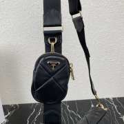 Prada System Nappa Leather Patchwork Bag 1BD292 002 - 2