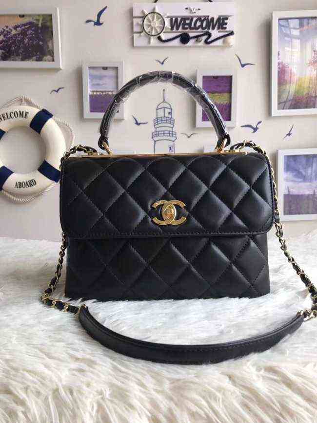 Chanel Handbags 25cm Gold - 1