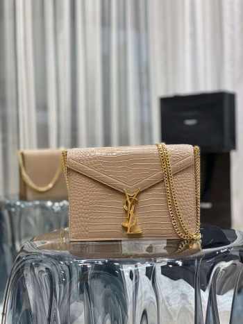 YSL Cassandra Crocodile embossed  Bag