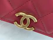 Chanel Calfskin Wallet On Chain Woc Bag 001 19CM - 2