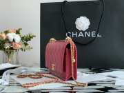 Chanel Calfskin Wallet On Chain Woc Bag 001 19CM - 5