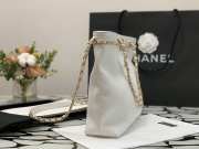 Chanel Vintage Tote 24cm White - 6