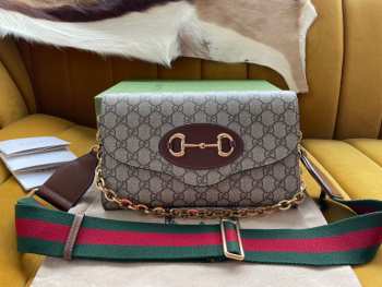 Gucci Horsebit 1955 Handbag Brown