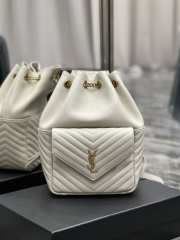 YSL Joe Backpack 22cm White - 1