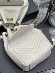 YSL Joe Backpack 22cm White - 3