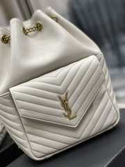 YSL Joe Backpack 22cm White - 2