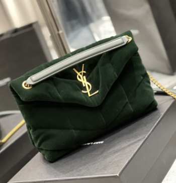 YSL Large Loulou Bag Green 29cm