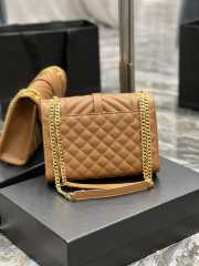 YSL Envelope Bag Caramel 24cm - 5