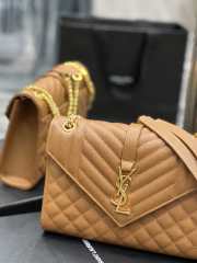 YSL Envelope Bag Caramel 24cm - 6