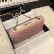 Chanel WOC Lambskin Pink Bag 19CM - 3