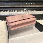 Chanel WOC Lambskin Pink Bag 19CM - 5