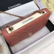 Chanel WOC Lambskin Dusty Rose Bag 19CM - 5