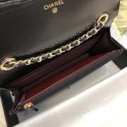 Chanel WOC Lambskin Black Bag 19CM - 4