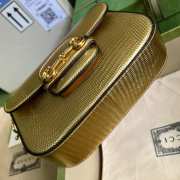 Gucci Horsebit 1955 Mini Shoulder Bag Golden 675801 21CM - 3