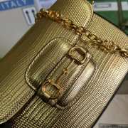 Gucci Horsebit 1955 Mini Shoulder Bag Golden 675801 21CM - 2