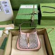 Gucci Jackie 1961 Mini Bag Pink 677027 19CM - 1