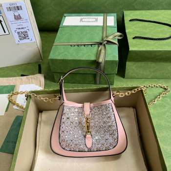 Gucci Jackie 1961 Mini Bag Pink 677027 19CM