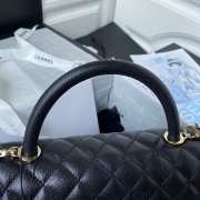 Chanel Medium Coco Handle Black with Gold Hardware A92991 28CM  - 2