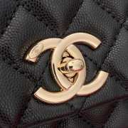 Chanel Medium Coco Handle Black with Gold Hardware A92991 28CM  - 5