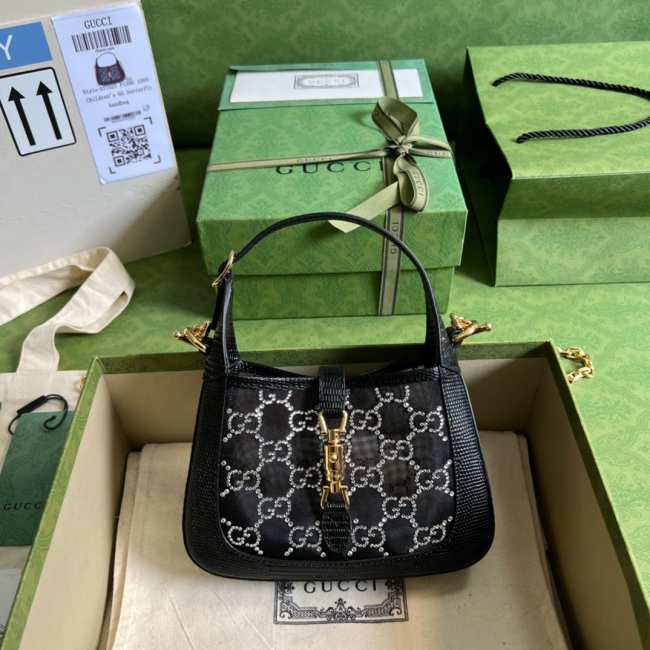 Gucci Jackie 1961 Mini Bag Black 677027 19CM - 1