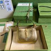 Gucci Jackie 1961 Mini Hobo Bag Golden 675779 19CM - 1