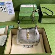 Gucci Jackie 1961 Mini Hobo Bag Silver 675779 19CM - 1